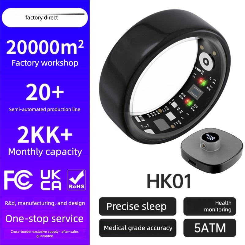 Smart Ring Health & Fitness Tracker