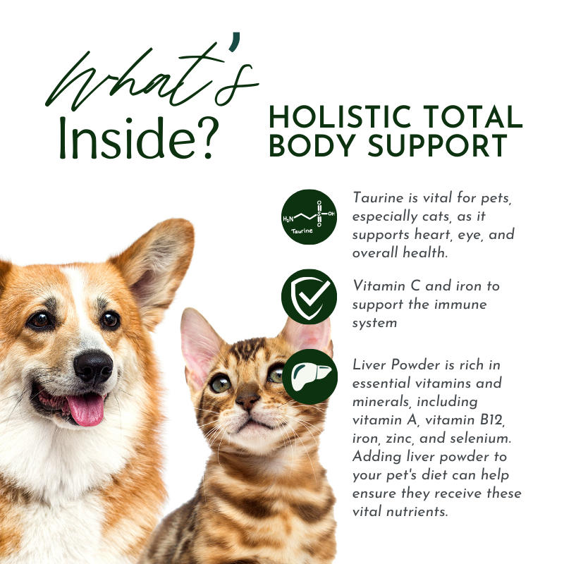 Holistic Total Body Support for Dogs & Cats