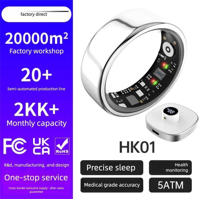Smart Ring Health & Fitness Tracker