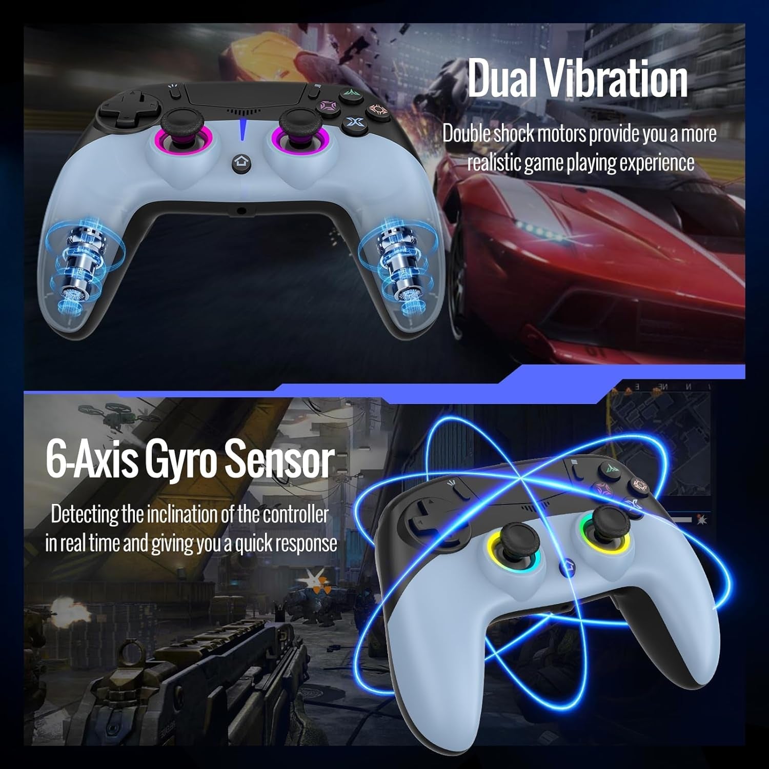 Wireless PS5 Controller for PC