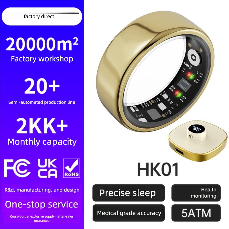 Smart Ring Health & Fitness Tracker