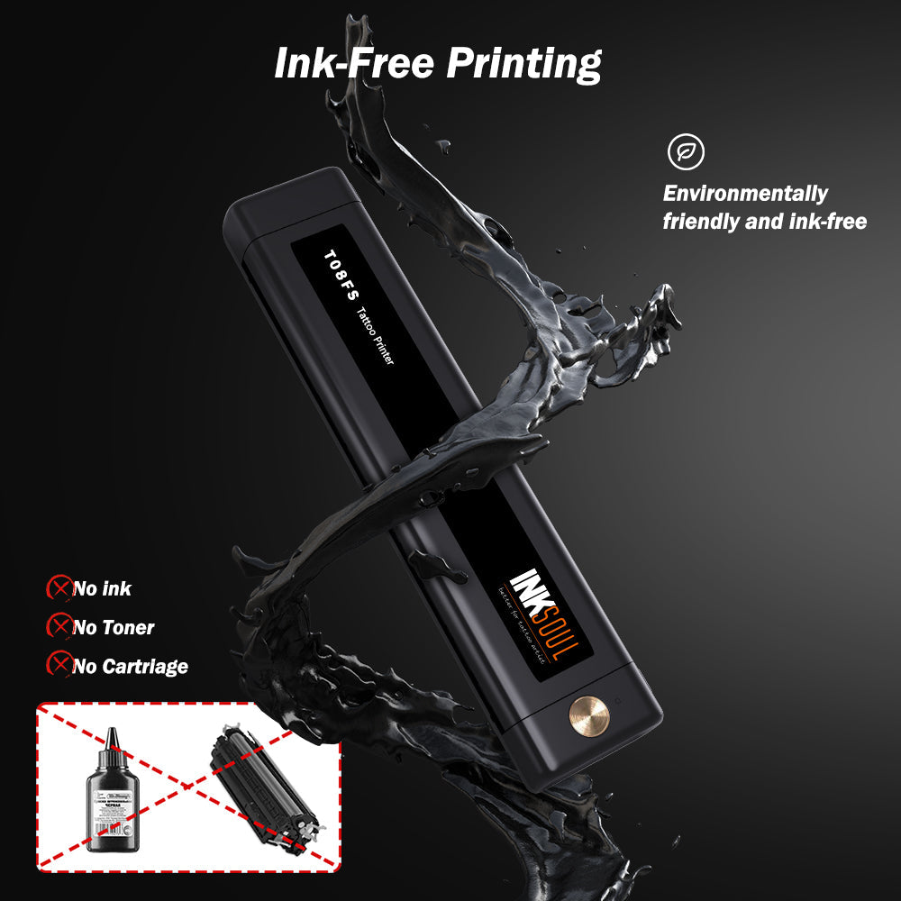 T08FS Wireless Tattoo Transfer Stencil Printer