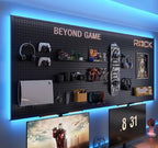 RGB Gaming Pegboard Wall Organizer