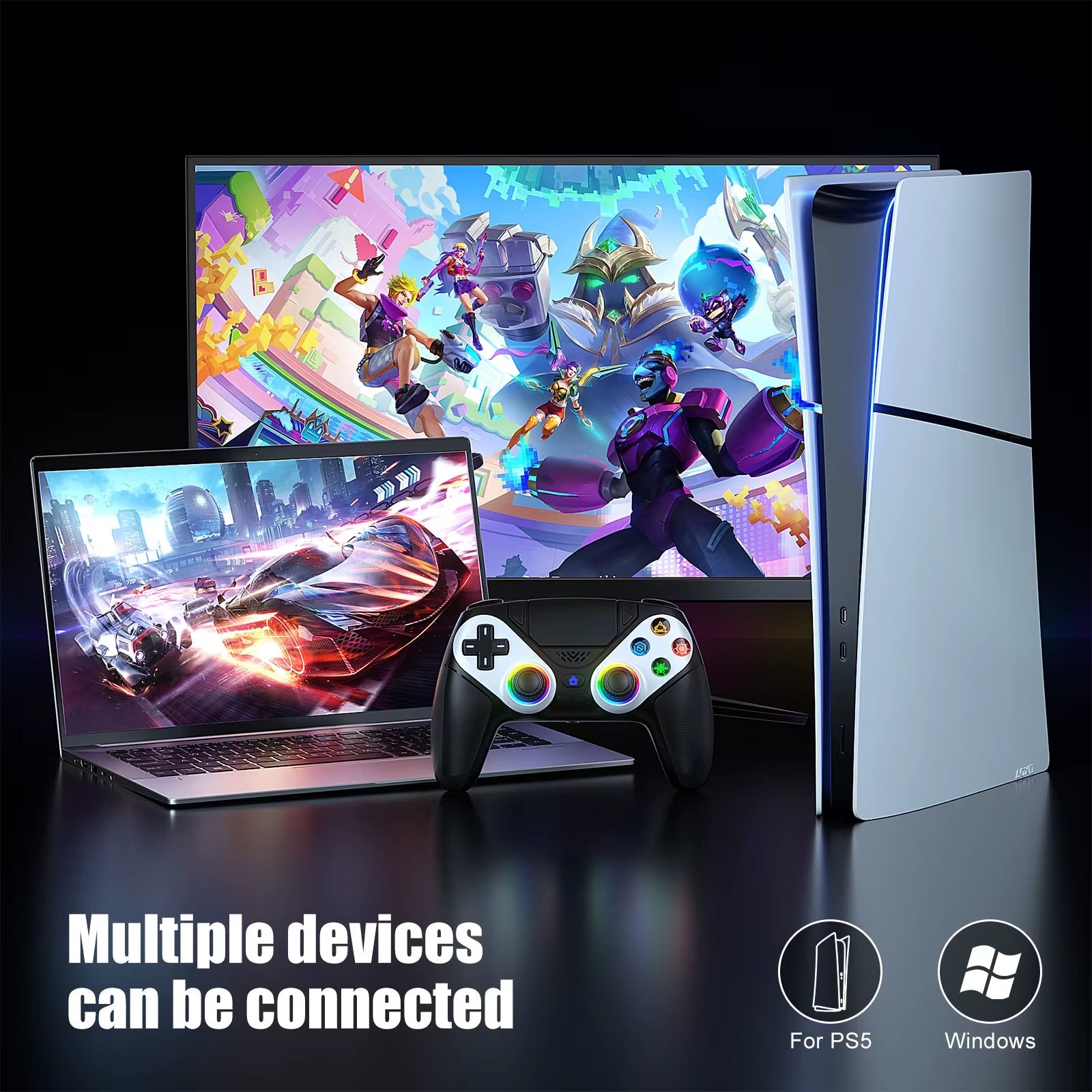 RGB Wireless Gaming Controller