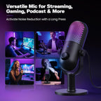 USB RGB Condenser Gaming Microphone