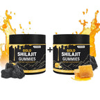 Gold Shilajit Gummies Organic Manukahoney Boosts Energy and Stamina Sports and Fitness 30 Gummies Lean Muscle Booster Protein Nutrition Supplement