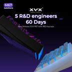 XVX M67 JadeStone VIA Tri-Mode Mechanical Keyboard