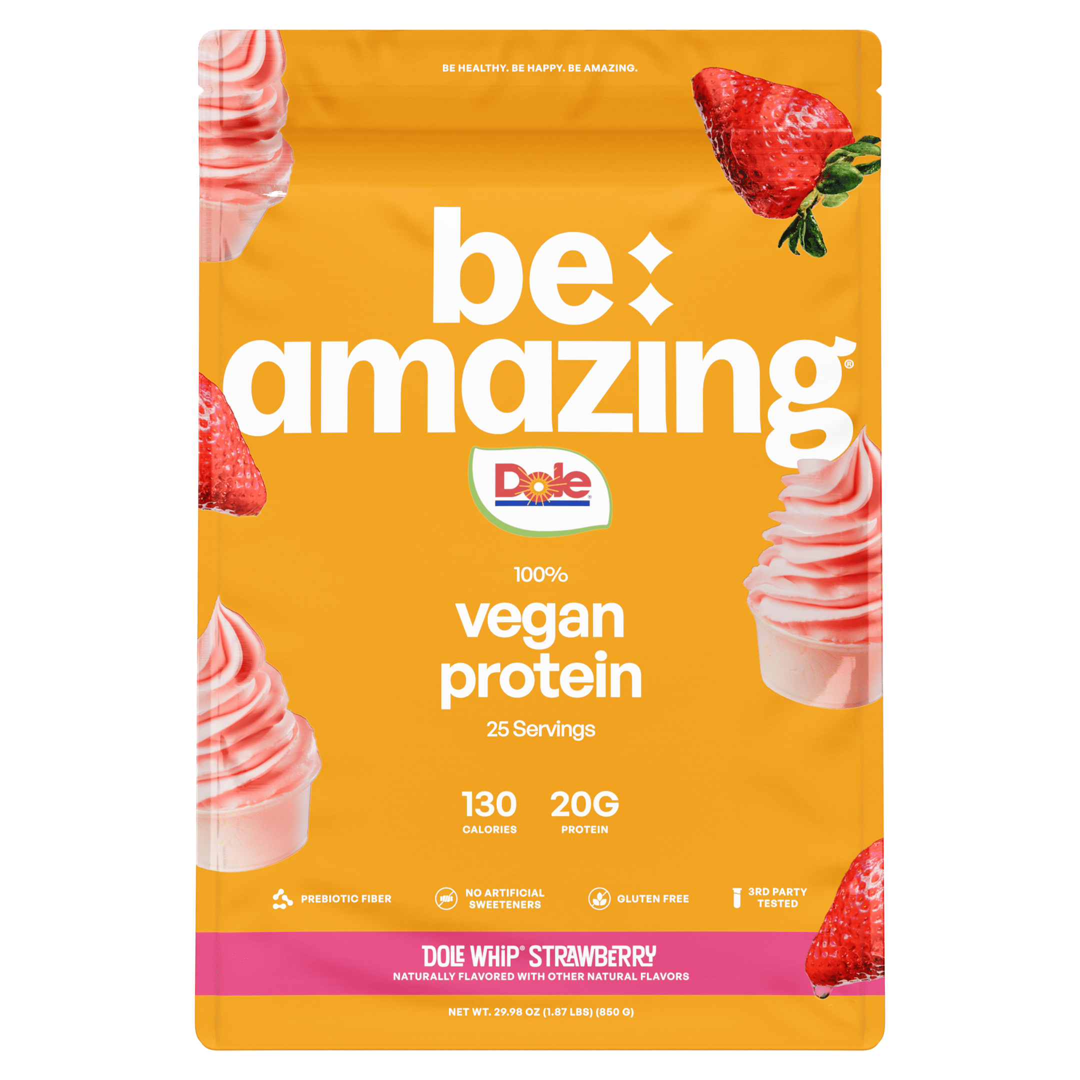 Vegan Protein Powder — Natural Vanilla, 20g Plant-Based Protein, Gluten & Soy-Free