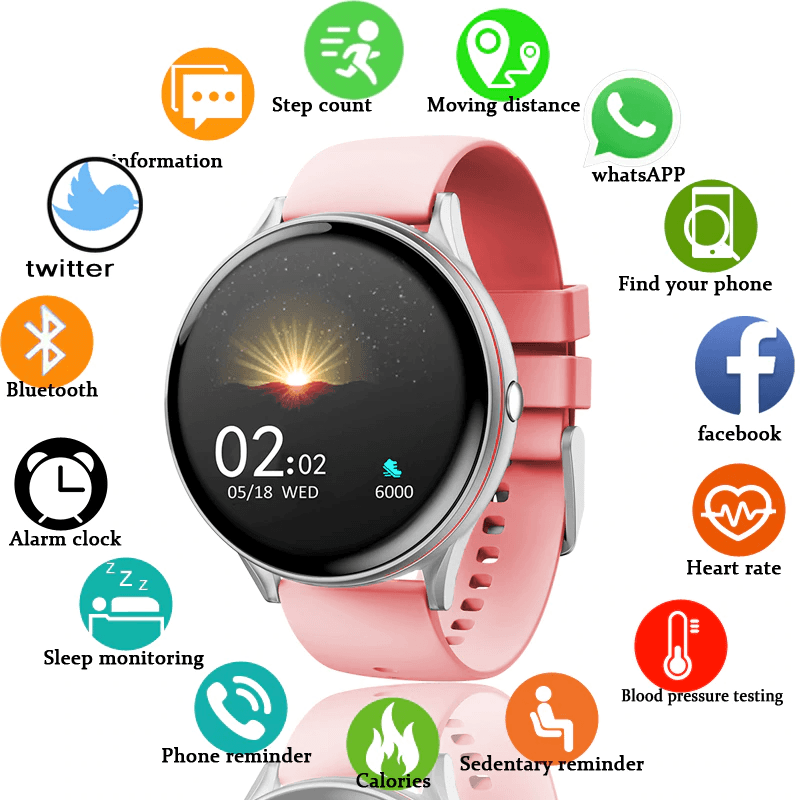 Smart Fitness Watch for iOS & Android