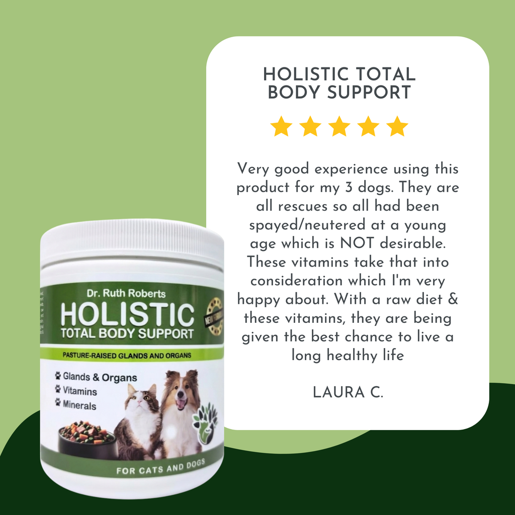 Holistic Total Body Support for Dogs & Cats