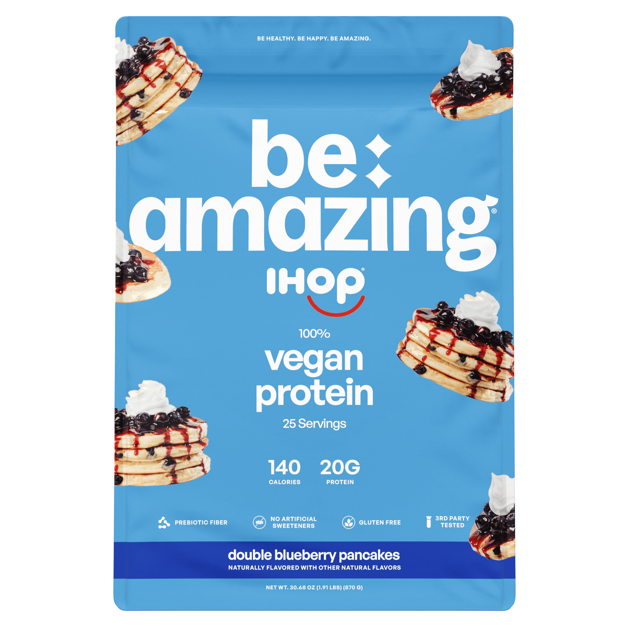 Vegan Protein Powder — Natural Vanilla, 20g Plant-Based Protein, Gluten & Soy-Free