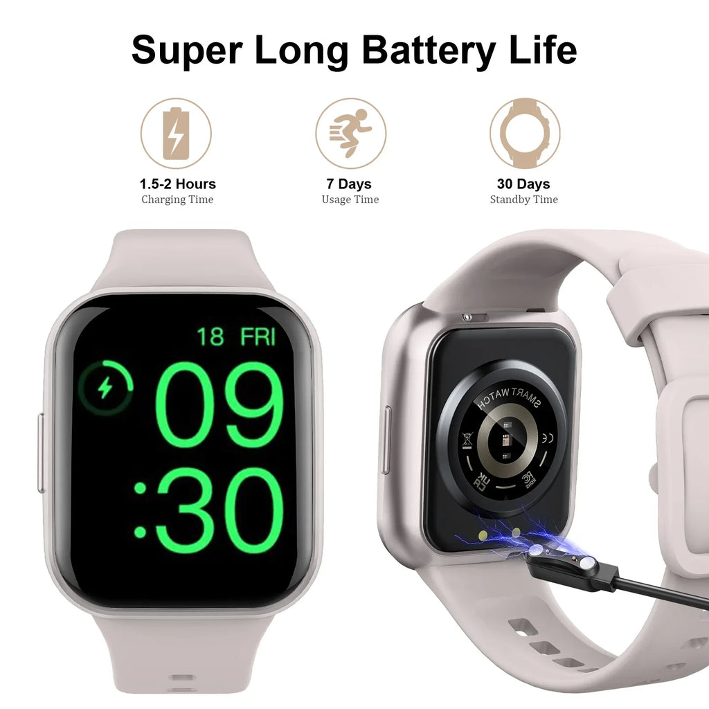 1.69" Touch Smart Fitness Watch