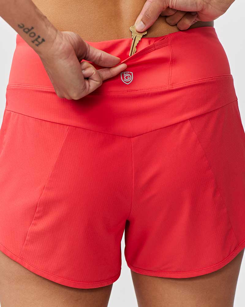 Sheva Women’s High Rise Running Shorts
