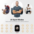 1.69" Touch Smart Fitness Watch