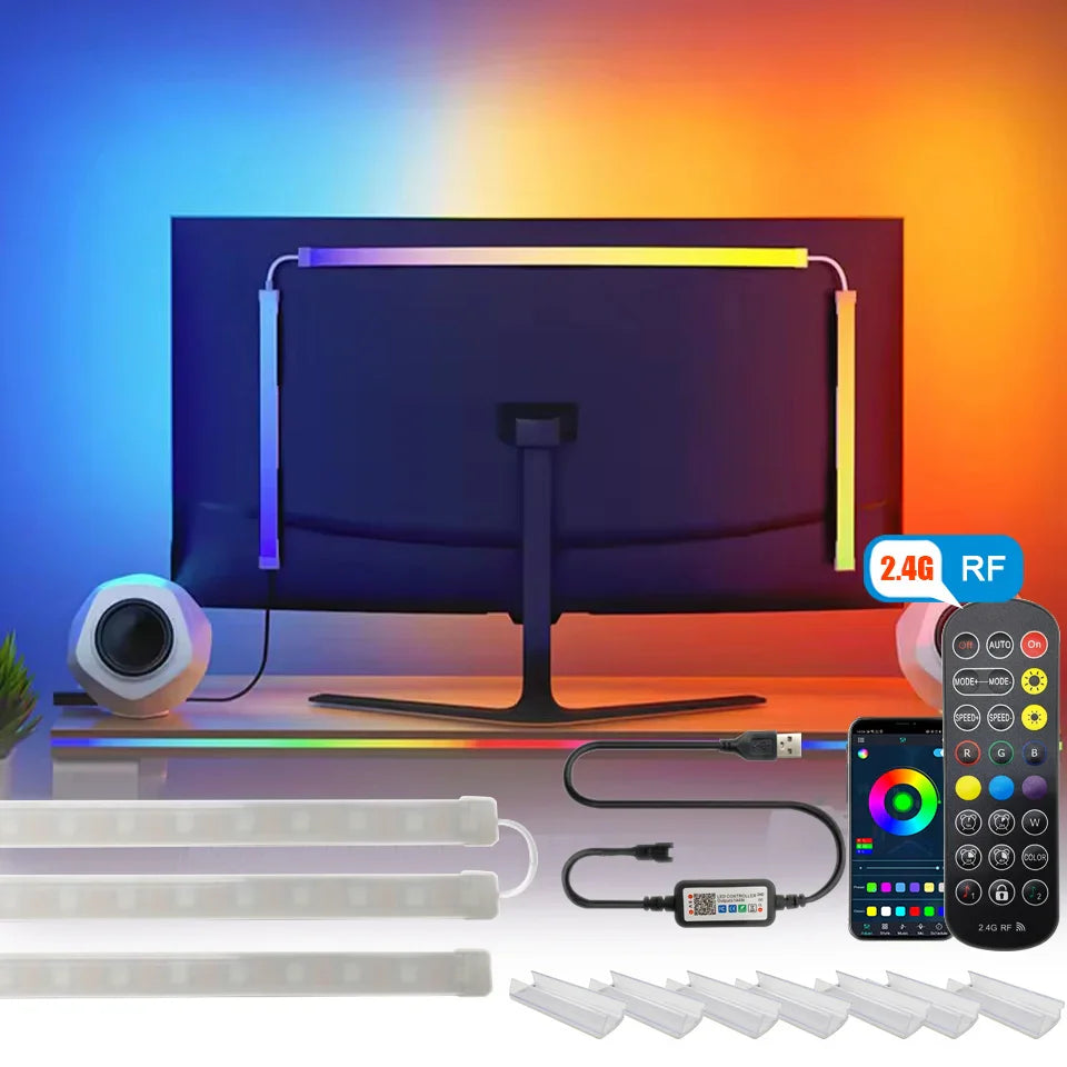 USB RGBIC LED Strip Lights for Monitor