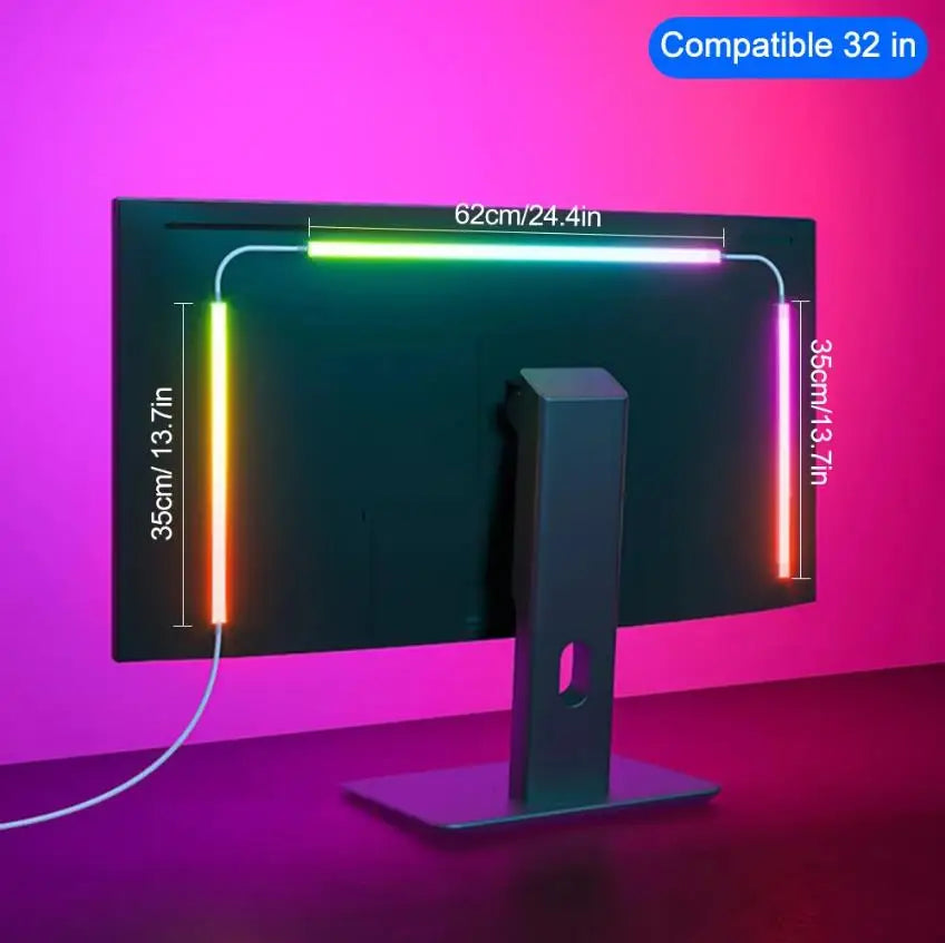 USB RGBIC LED Strip Lights for Monitor