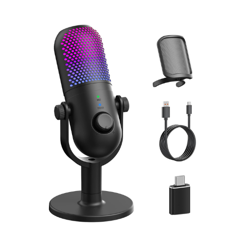 USB RGB Condenser Gaming Microphone