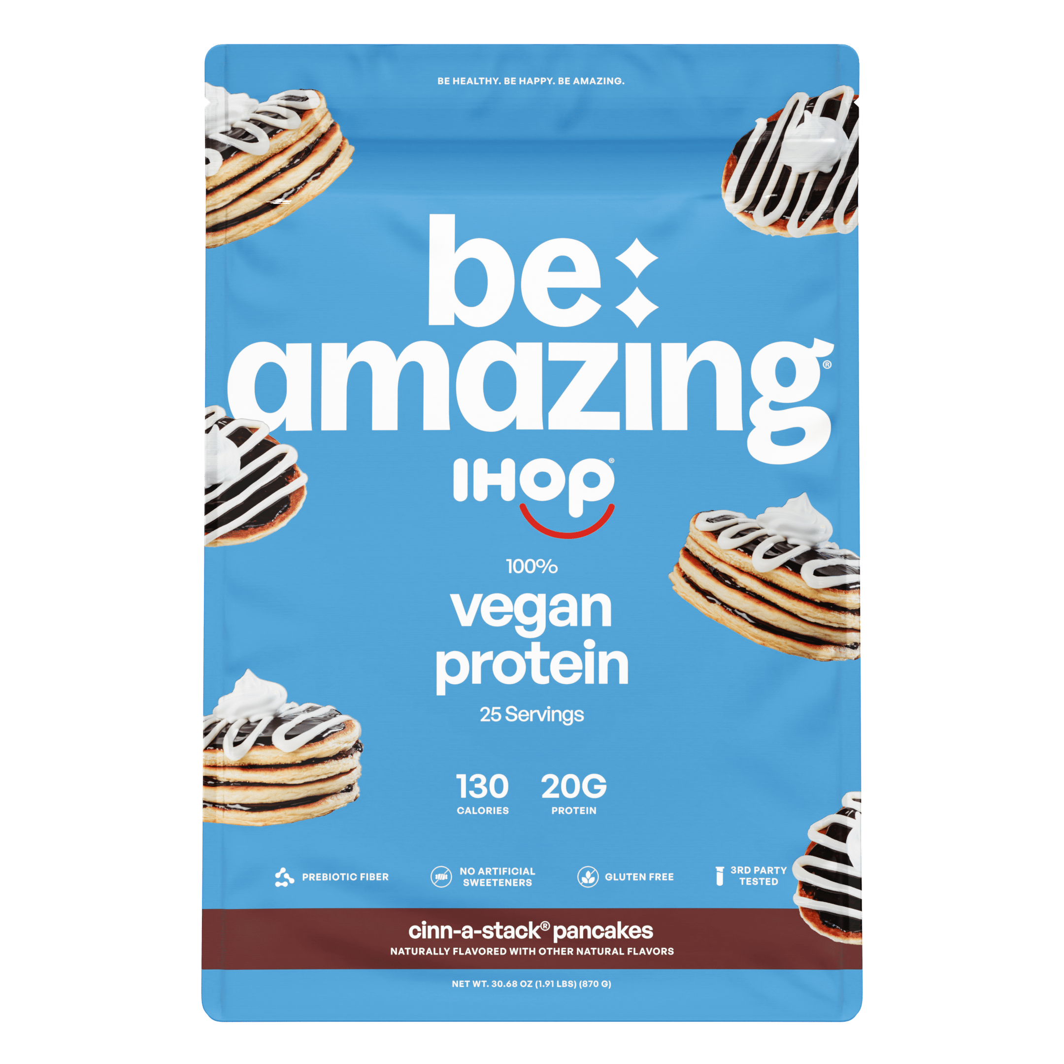 Vegan Protein Powder — Natural Vanilla, 20g Plant-Based Protein, Gluten & Soy-Free