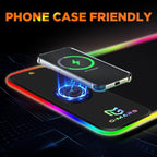 RGB Gaming Mouse Pad with Wireless Charging