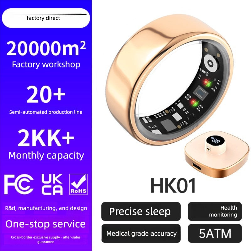 Smart Ring Health & Fitness Tracker