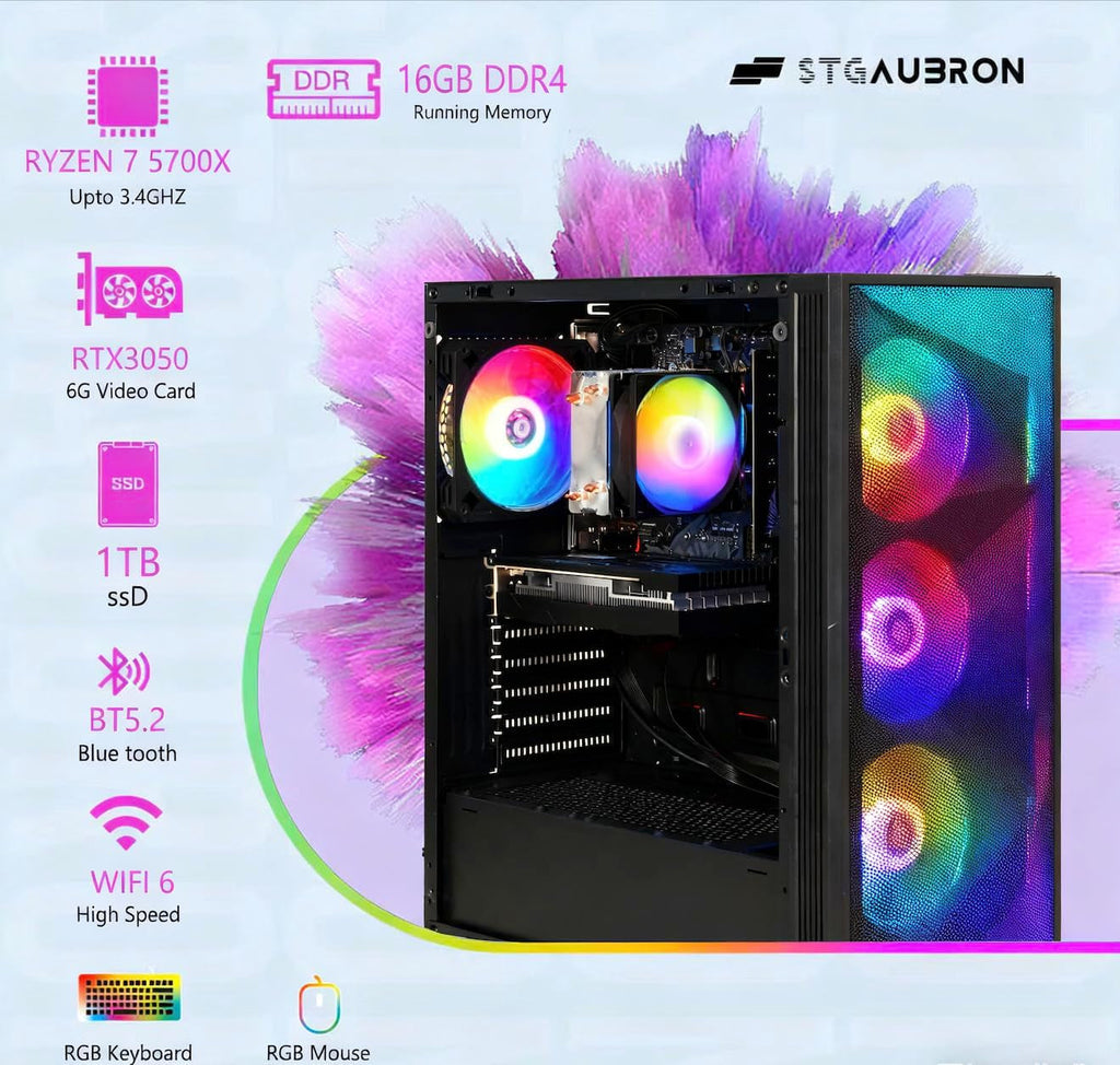 Ryzen 7 RTX 3050 Gaming PC