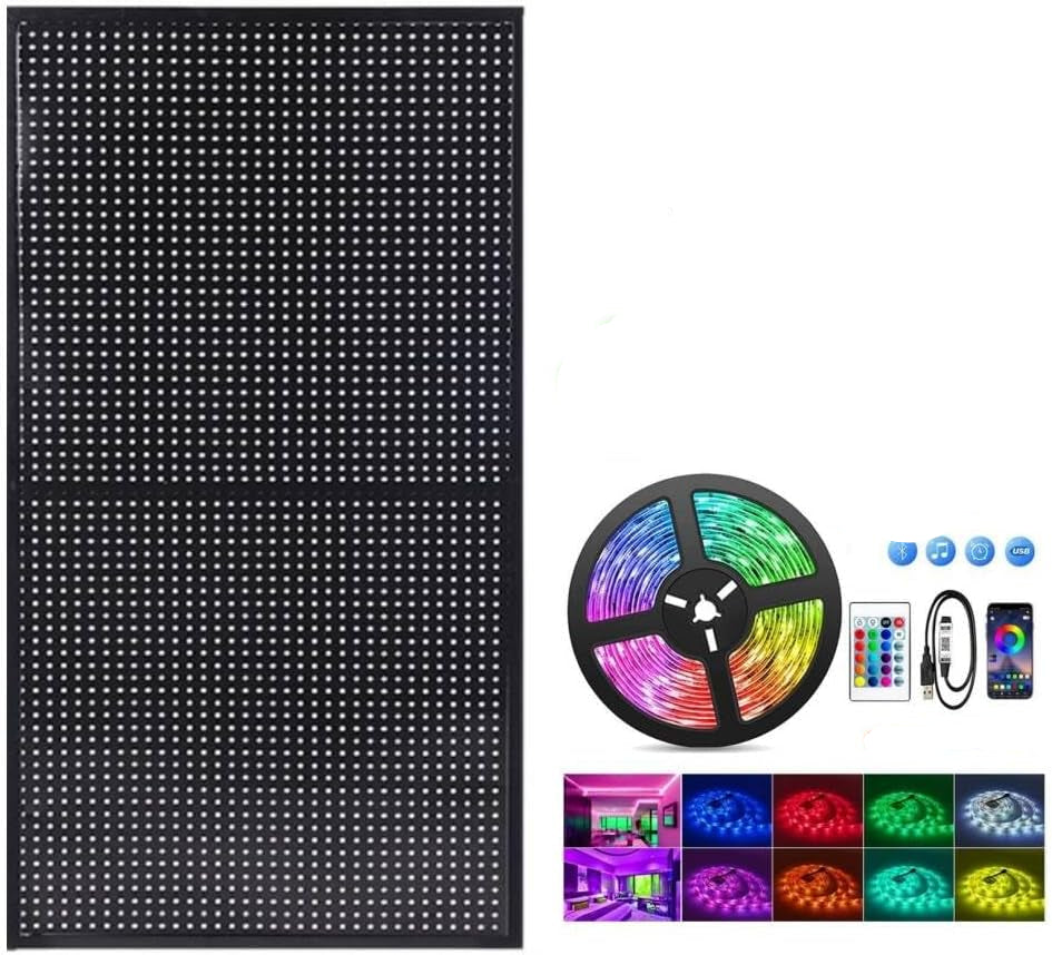 RGB Gaming Pegboard Wall Organizer