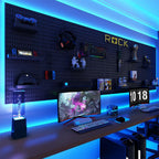 RGB Gaming Pegboard Wall Organizer