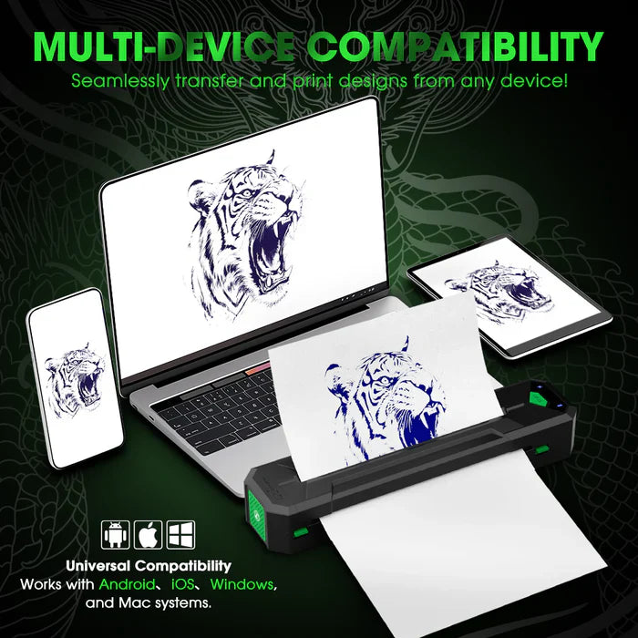 EZ Wireless Tattoo Transfer Stencil Printer